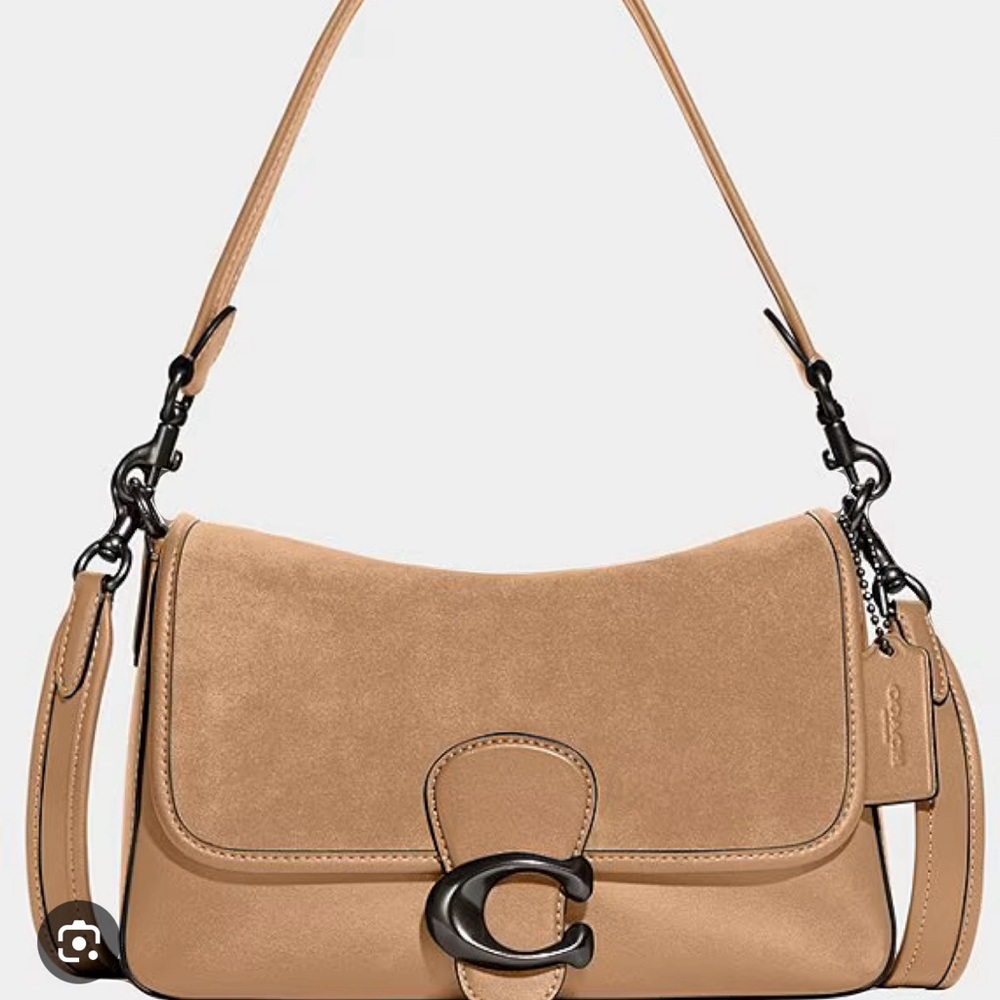 Brand New Never Used Coach Suede Soft Tabby in Toffee with Original Tags!!!!